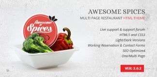 Impressionnant Spice Modele HTML de Restaurant Cafe.jpg