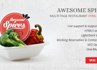 Impressionnant Spice – Modèle HTML de Restaurant / Café Impressionnant Spice Modele HTML de Restaurant Cafe.jpg