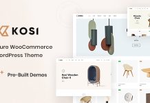 Kosi – Thème WordPress WooCommerce pour meubles Kosi Theme WordPress WooCommerce pour meubles.jpg