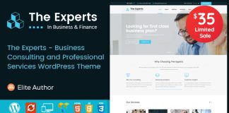 Les Experts Theme WordPress pour consultation dentreprise et services.jpg