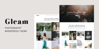 Lueur Theme WordPress de Portfolio de Photographie.jpg