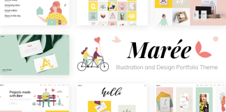 Maree Theme de portfolio dillustration et de design.png