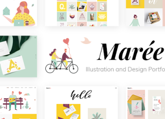 Maree Theme de portfolio dillustration et de design.png