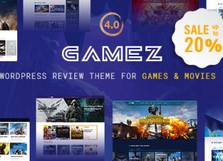 Meilleur thème WordPress de critique pour jeux, films et musique – Gamez Meilleur theme WordPress de critique pour jeux films et musique.jpg