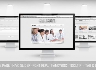 Modèle de site d’une seule page à curseur unique Modele de site dune seule page a curseur unique.jpg