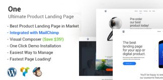 One Page de destination de produit WordPress.jpg