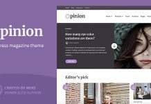 Opinion – Thème WordPress de Magazine pour l’Expression d’Opinions Opinion Theme WordPress de Magazine pour lExpression dOpinions.jpg