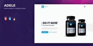 Page datterrissage HTML responsive pour le supplement Adele.jpg