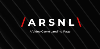 Page de destination du jeu video ARSNL.png