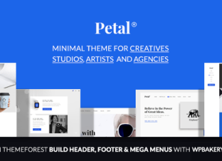 Petal – Portfolio créatif pour les freelancers et les agences Petal Portfolio creatif pour les freelancers et les agences.png