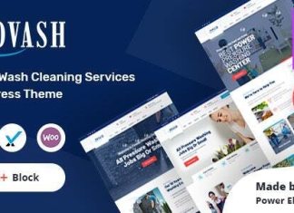 Povash Theme WordPress de lavage de puissance RTL.png