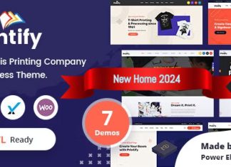 Printify – Thème WordPress pour une société d’impression + RTL Printify Theme WordPress pour une societe dimpression RTL.jpg