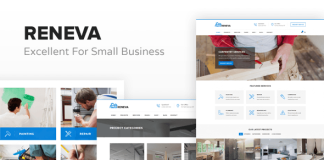 Reneva Modele HTML pour les petites entreprises.png