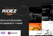 Ridez Theme WordPress Elementor pour boutique de velos.jpg