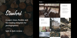 Stamford Portefeuille de photographie HTML5 Blog.png