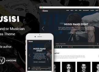 Thèmes WordPress pour musiciens et groupes – Musisi Themes WordPress pour musiciens et groupes Musisi.jpg