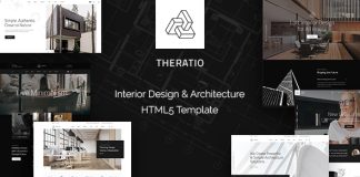 Theratio Modele HTML5 darchitecture et de design dinterieur.jpg