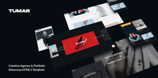 Tumar Modele HTML5 de portfolio dagence creative.png