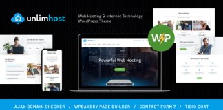 UnlimHost Theme WordPress pour lhebergement Web et la technologie.jpg