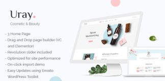 Uray Theme WordPress WooCommerce pour boutique de cosmetiques et.jpg
