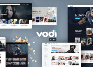 Vodi Modele HTML Bootstrap de video pour films et.jpg